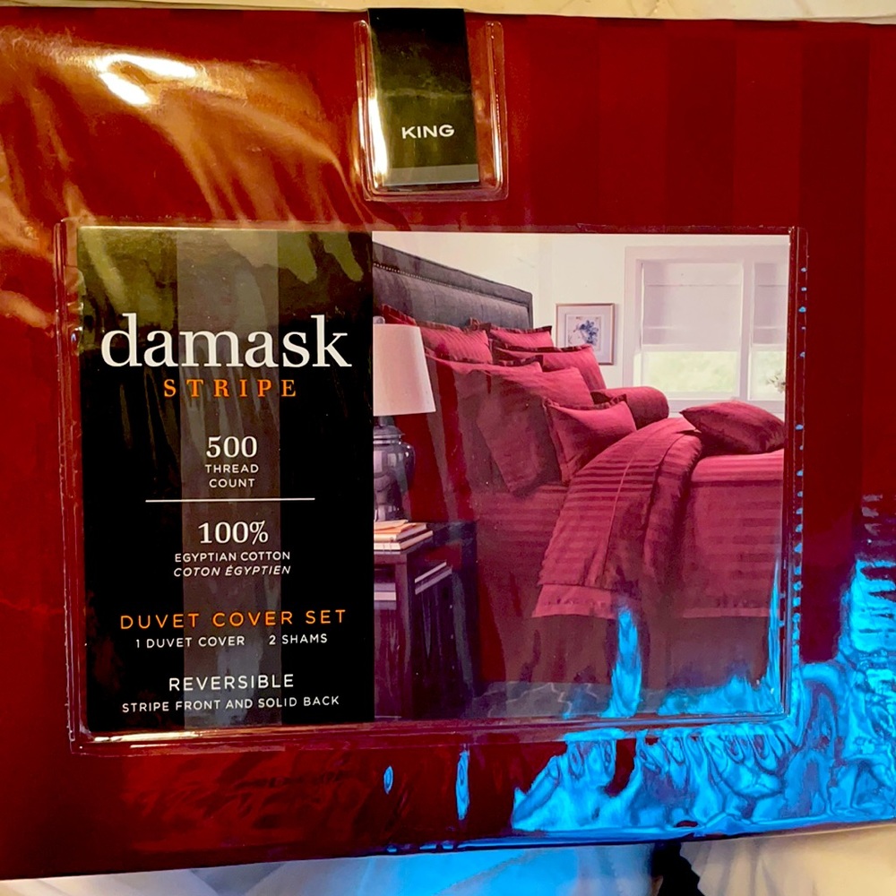 King size reversible DUVET cover set